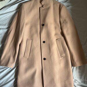 Club Monaco Loukas Funnel Neck Coat Camel size 38 $498
